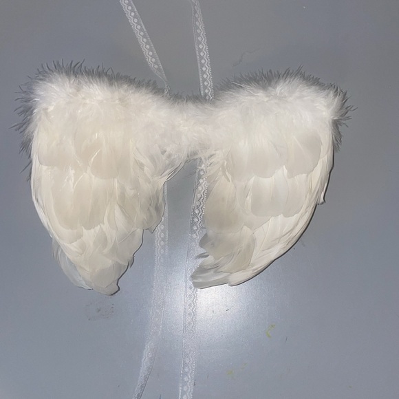 New White Feather Angel Wings babies, pets, costumes bra - Picture 2 of 5
